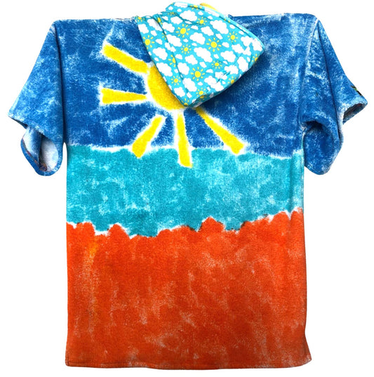Handpainted Swim Poncho / Swimrobe €150