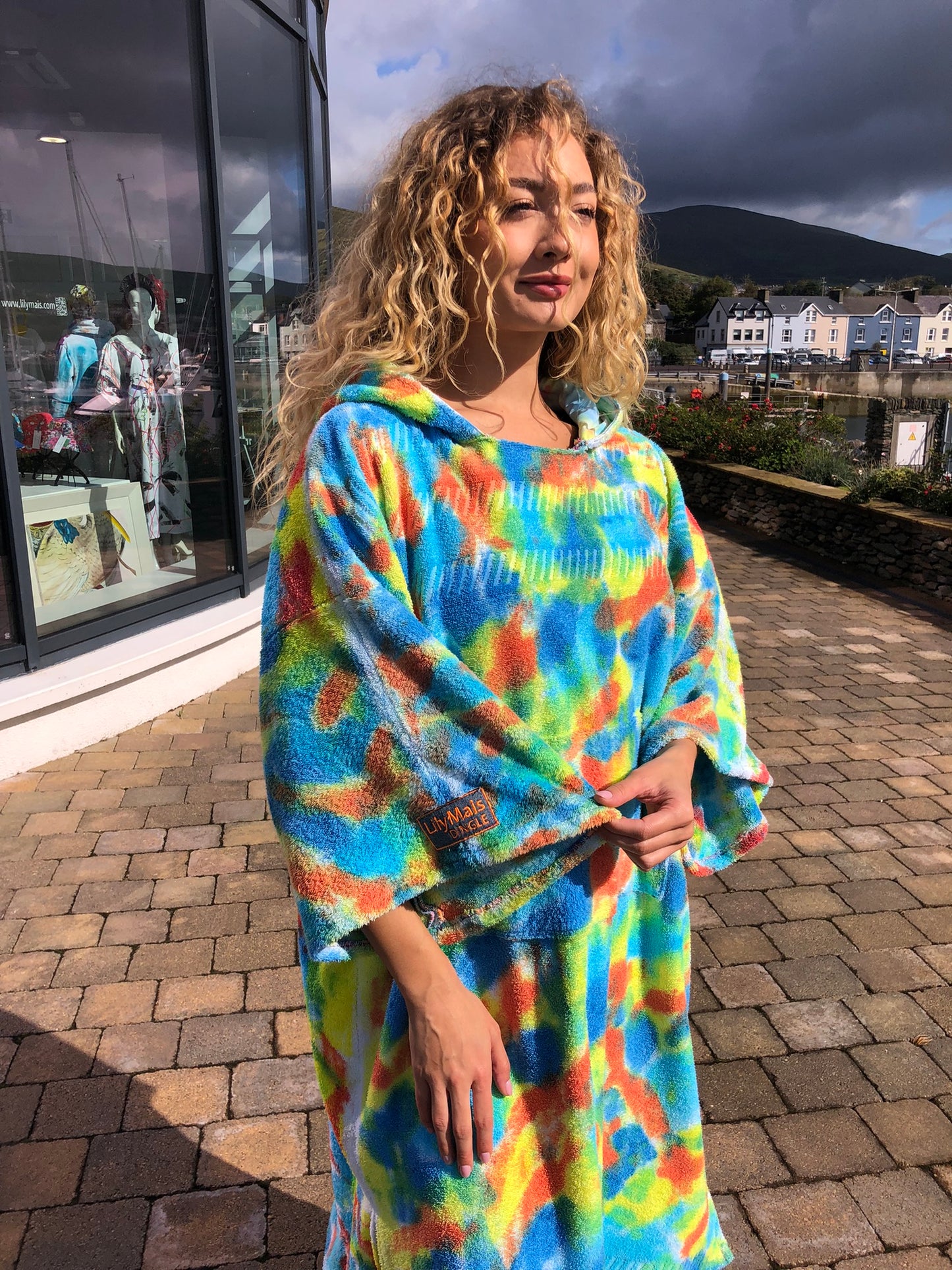 Handpainted Swim Poncho / Swimrobe
