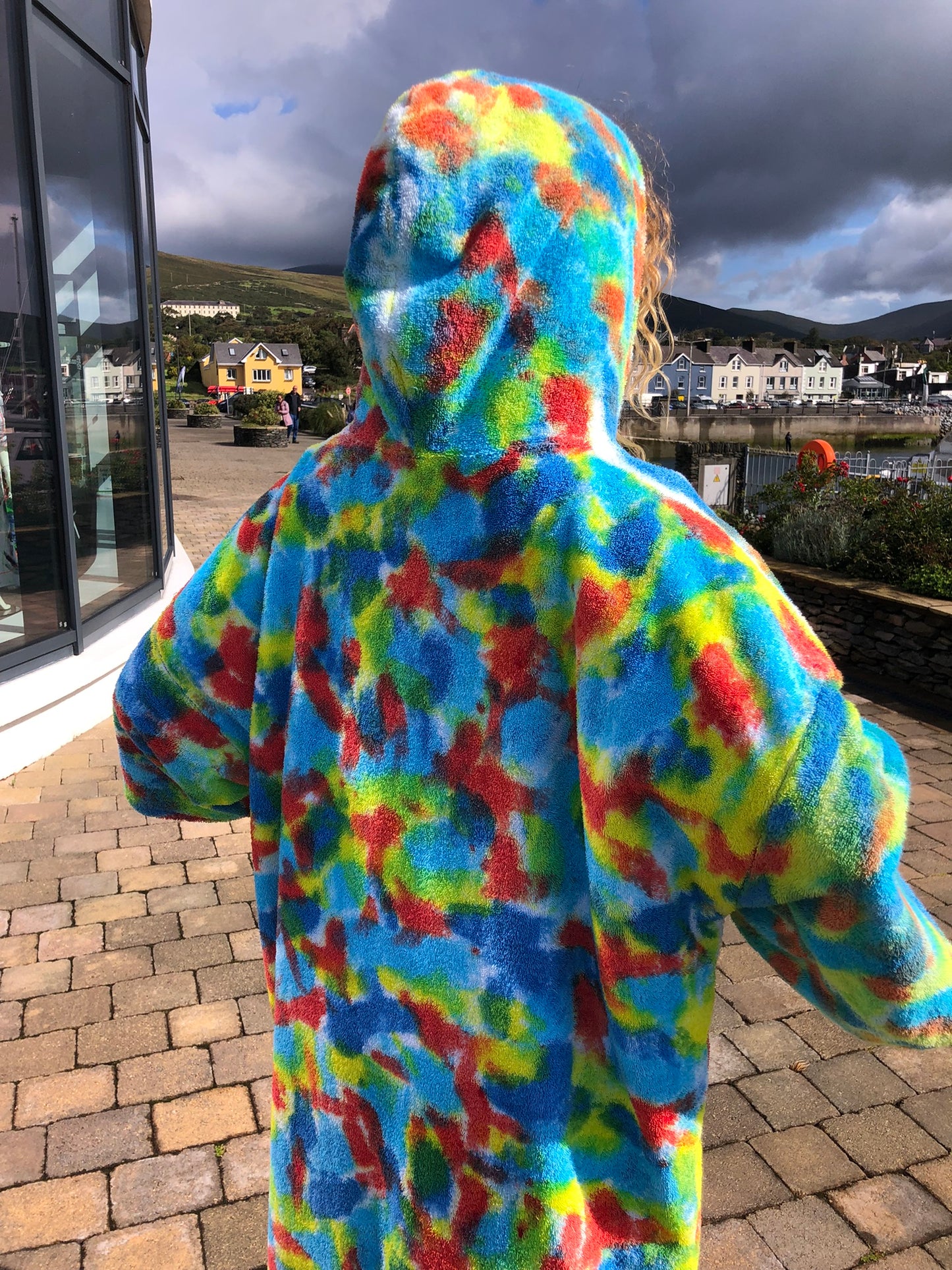 Handpainted Swim Poncho / Swimrobe