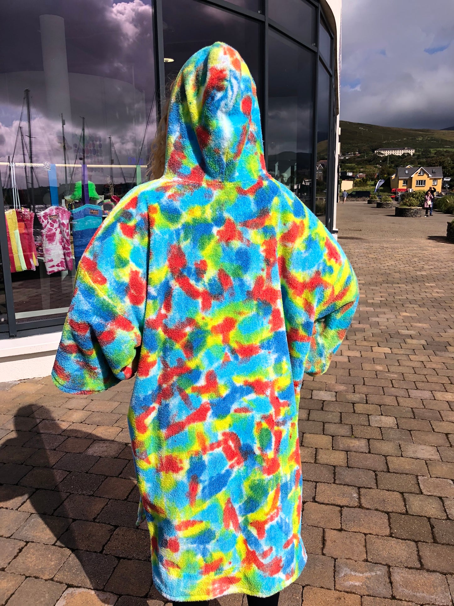 Handpainted Swim Poncho / Swimrobe