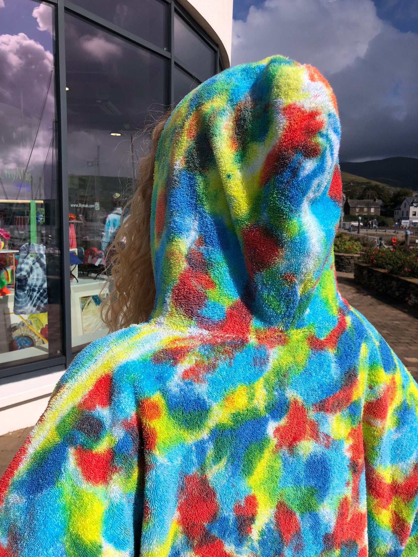 Handpainted Swim Poncho / Swimrobe