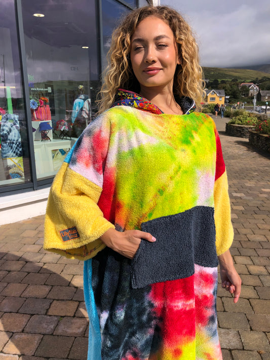 Handpainted Swim Poncho / Swimrobe