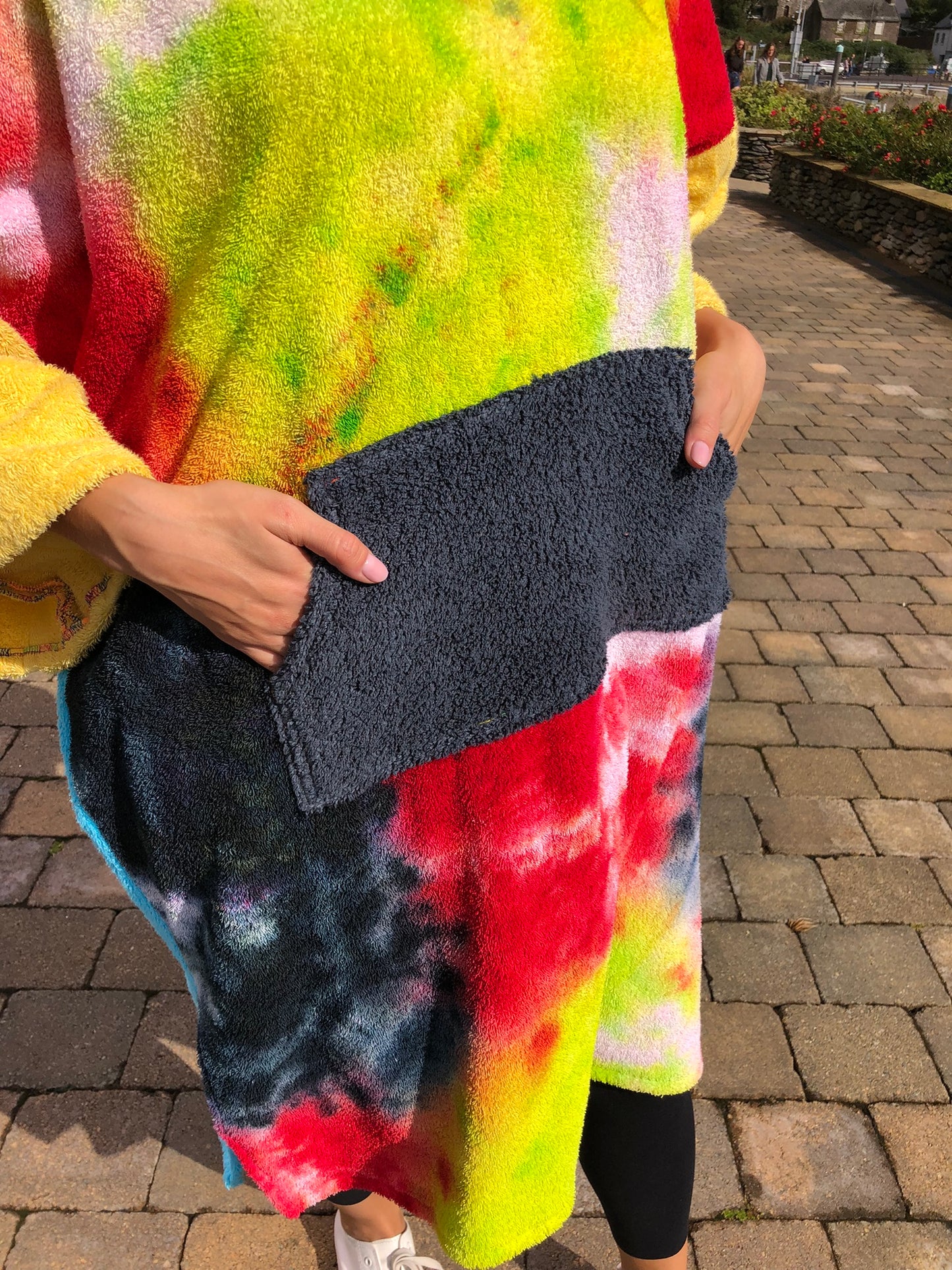 Handpainted Swim Poncho / Swimrobe
