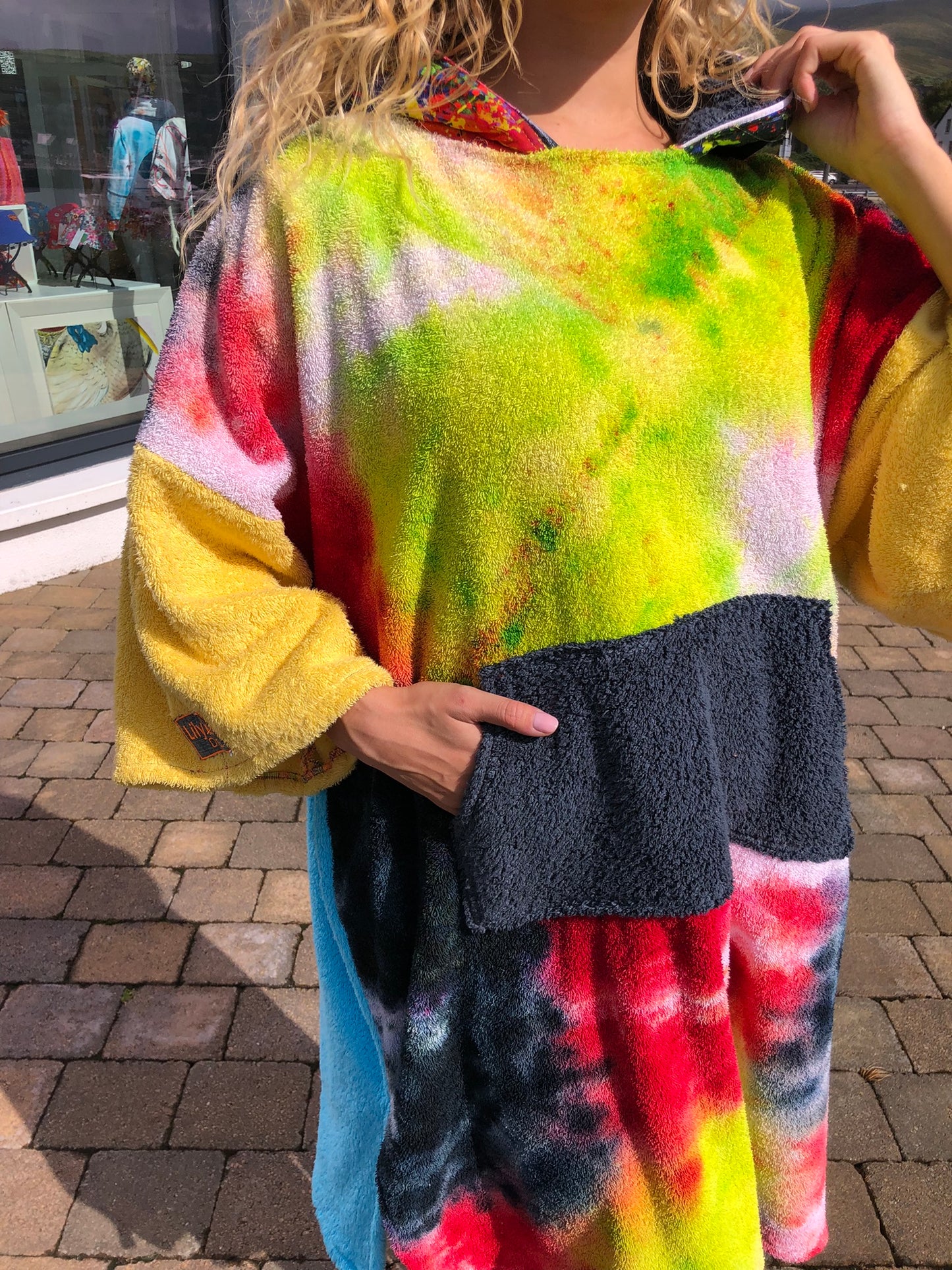Handpainted Swim Poncho / Swimrobe