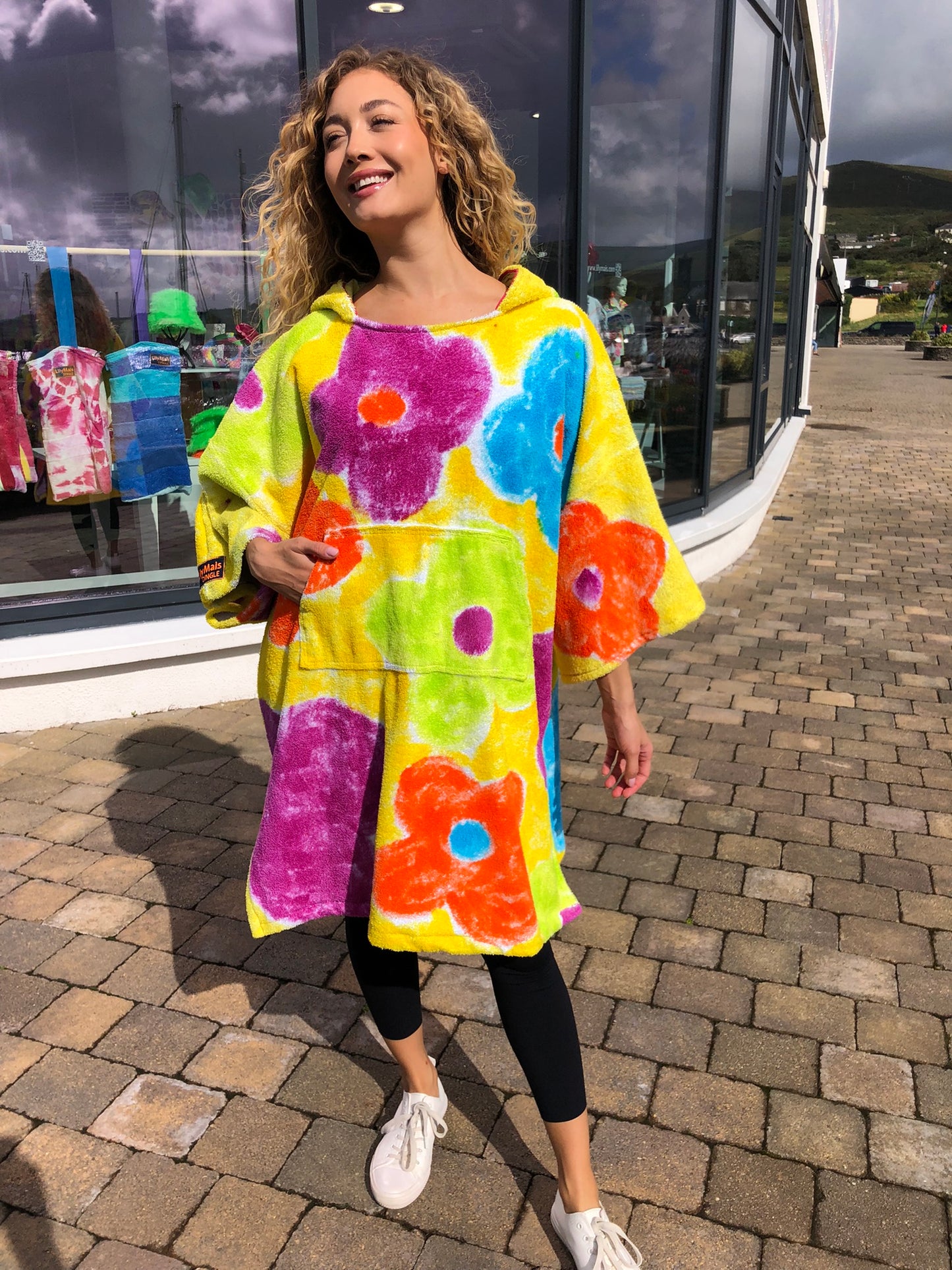 Handpainted Swim Poncho / Swimrobe