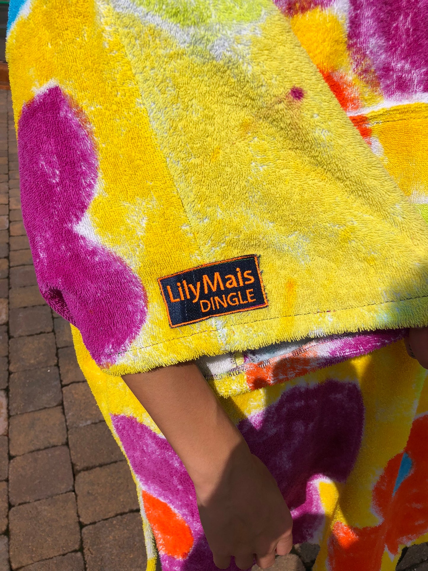 Handpainted Swim Poncho / Swimrobe