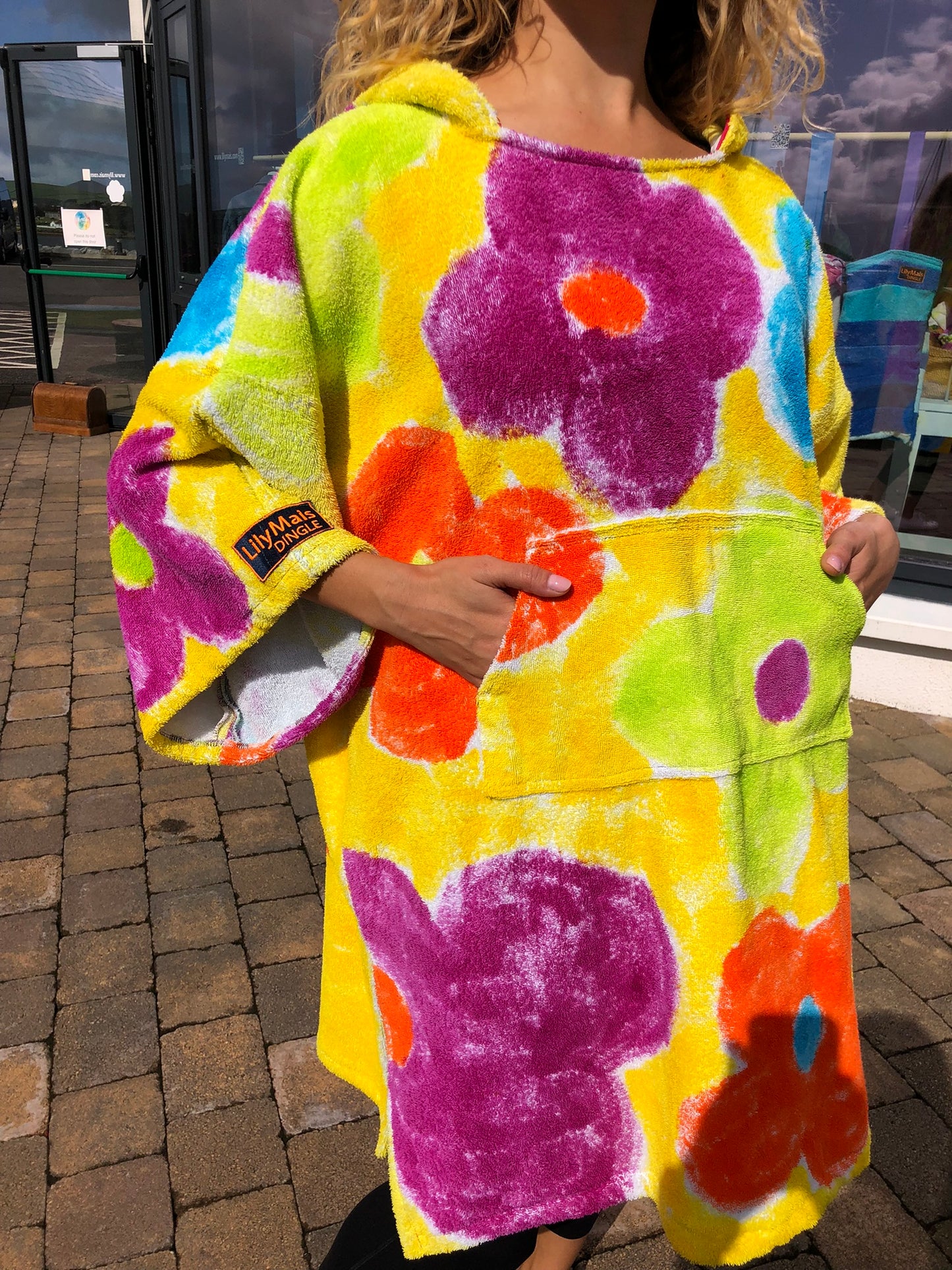 Handpainted Swim Poncho / Swimrobe