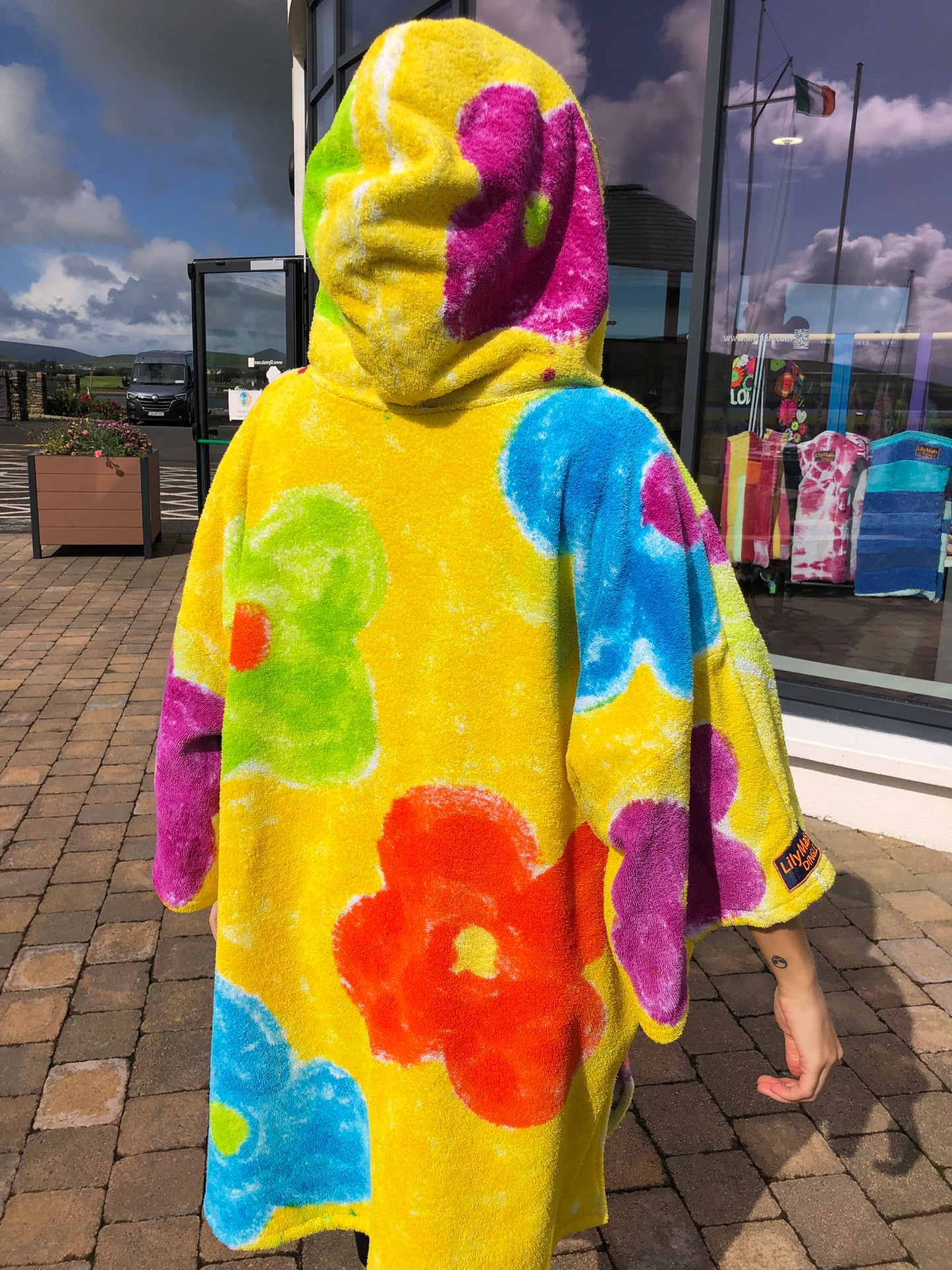 Handpainted Swim Poncho / Swimrobe