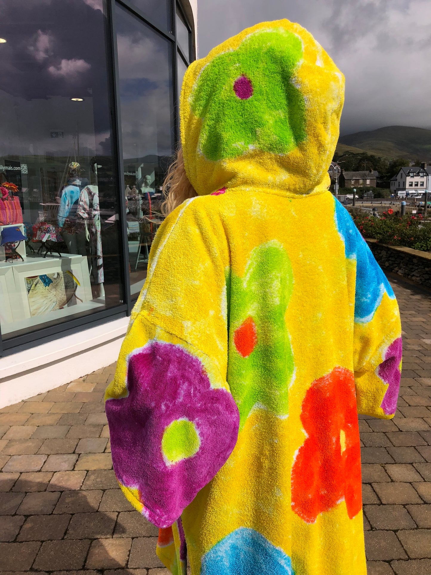 Handpainted Swim Poncho / Swimrobe