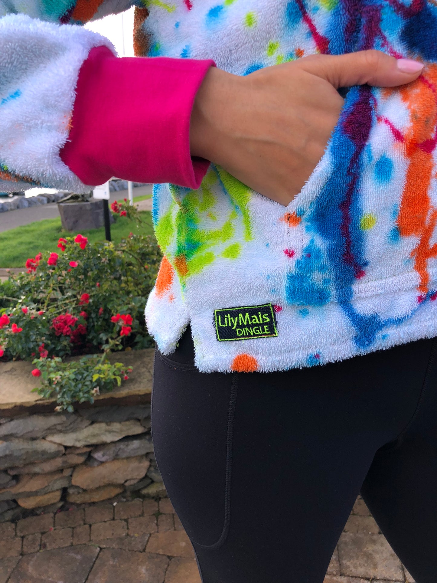 Handpainted Cotton Hoodie