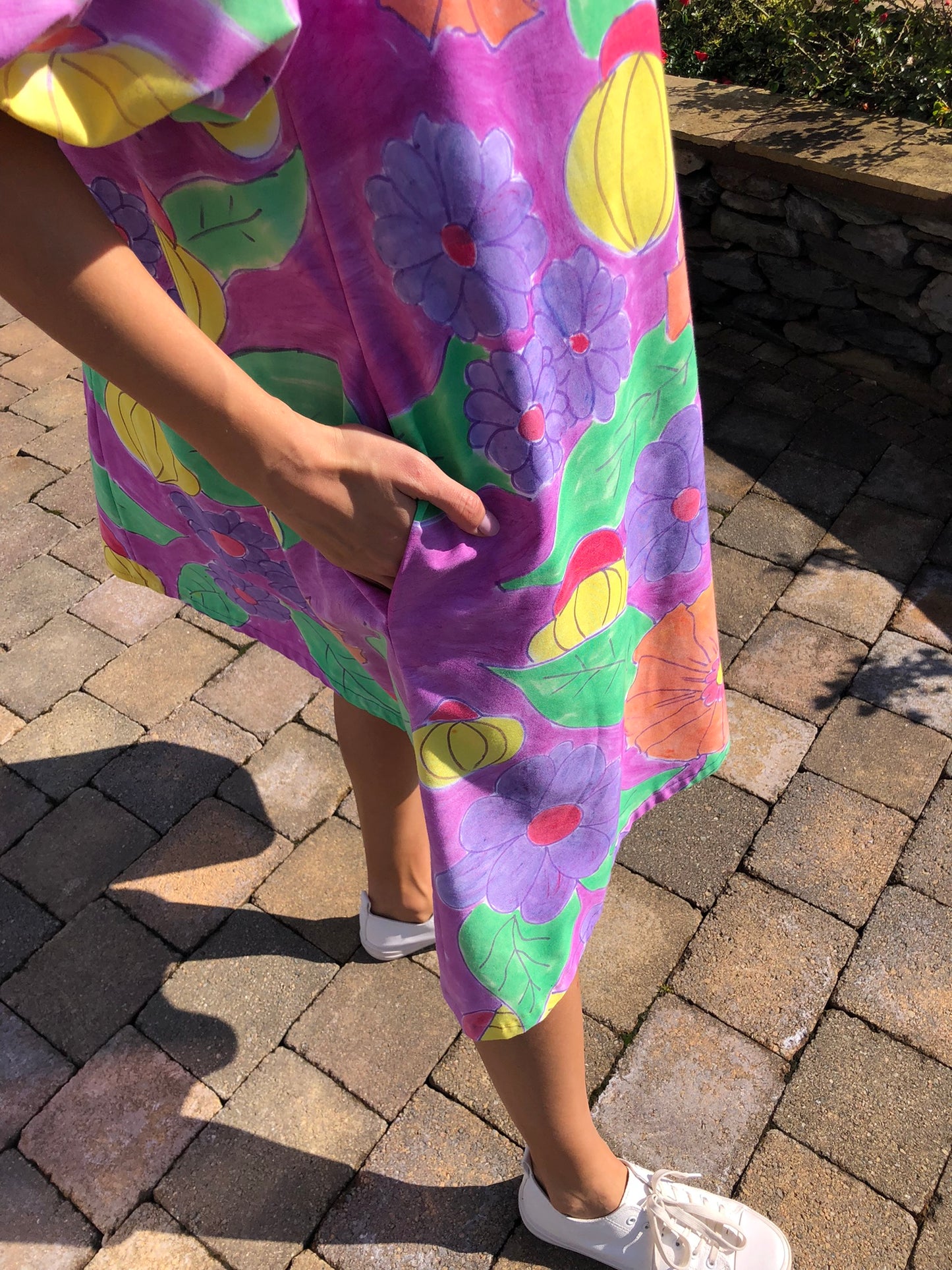 Handpainted Cotton Dress