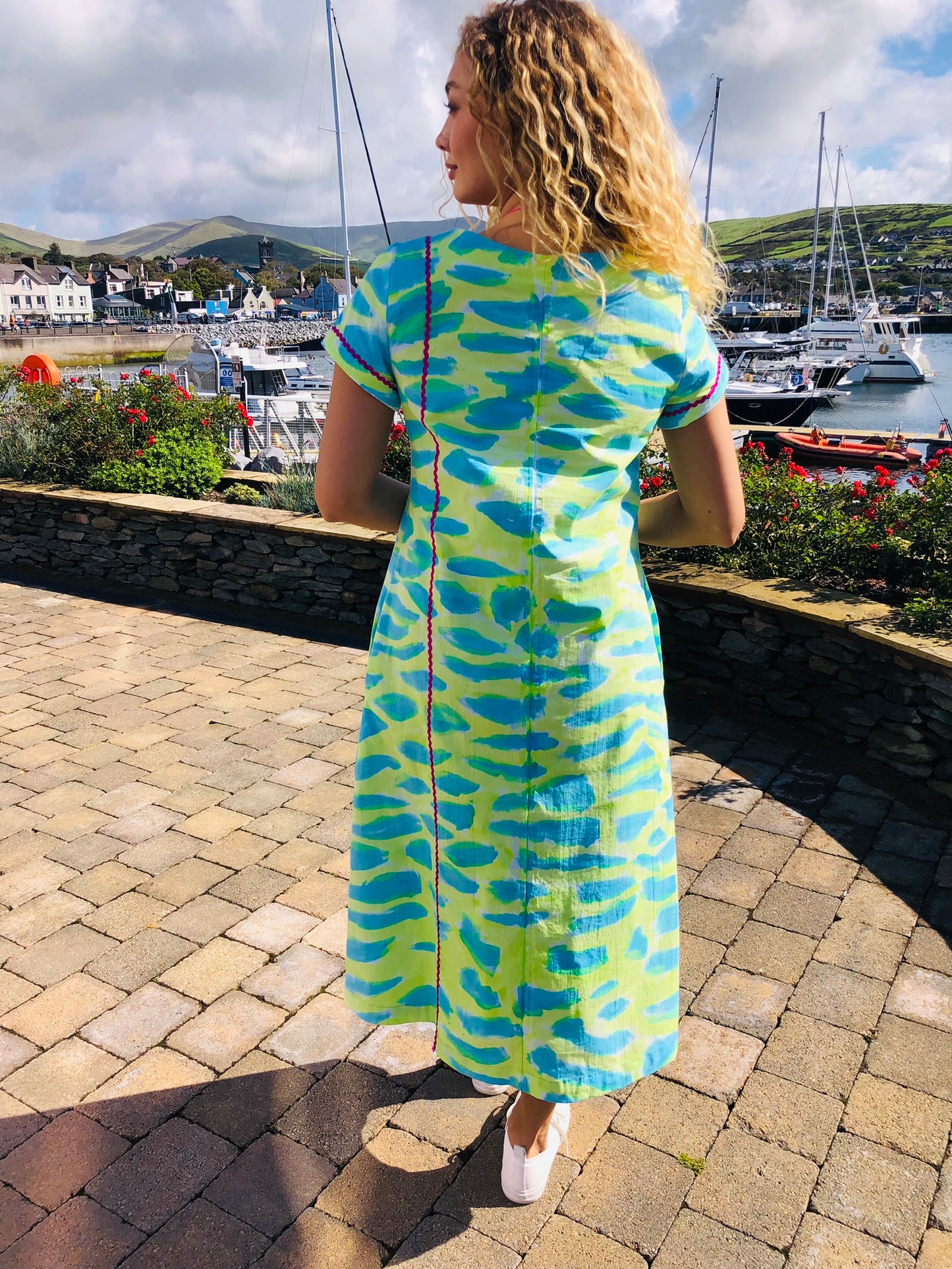 Handpainted Cotton Dress