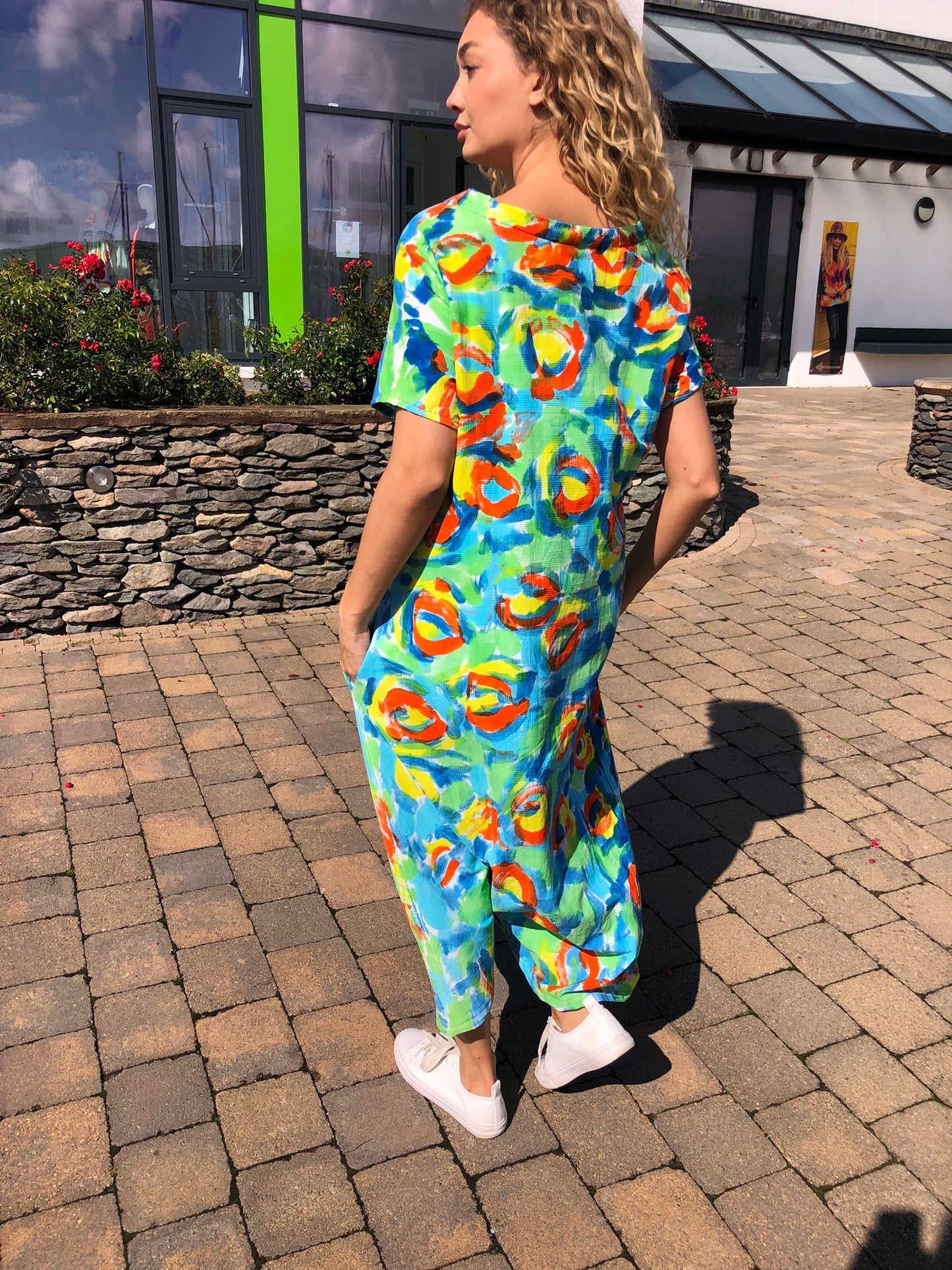 Handpainted Cotton Dress