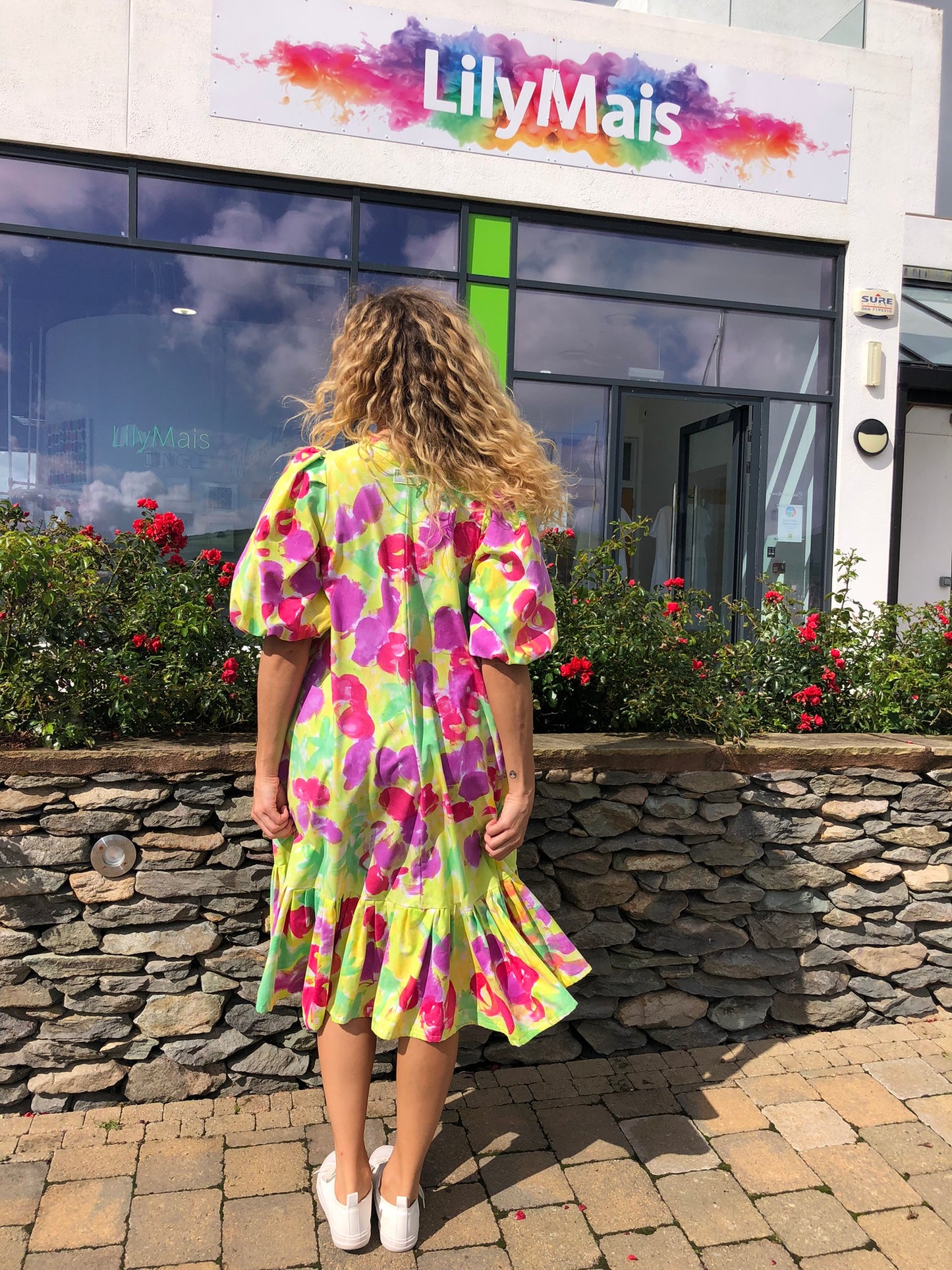 Handpainted Cotton Dress
