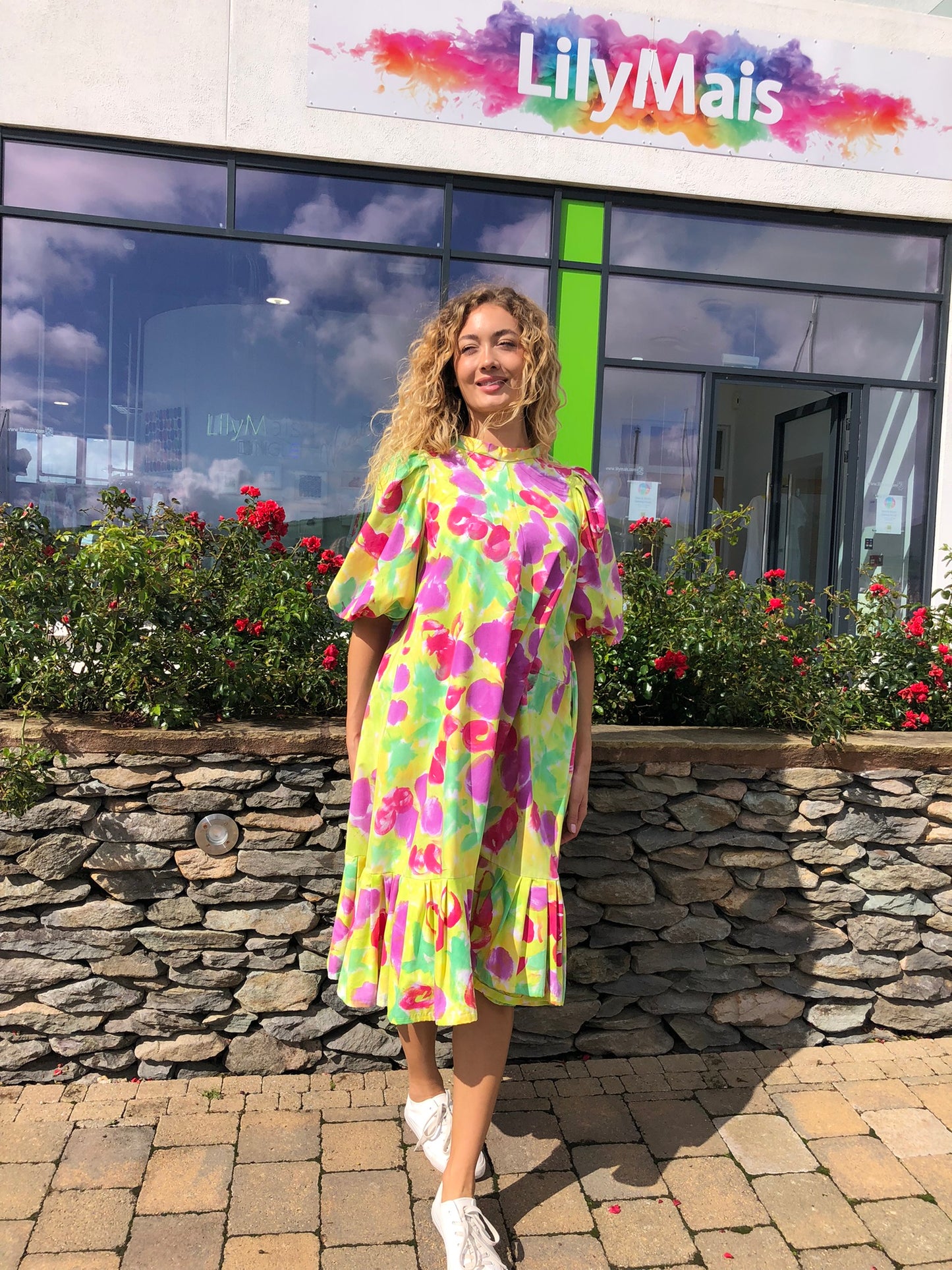 Handpainted Cotton Dress