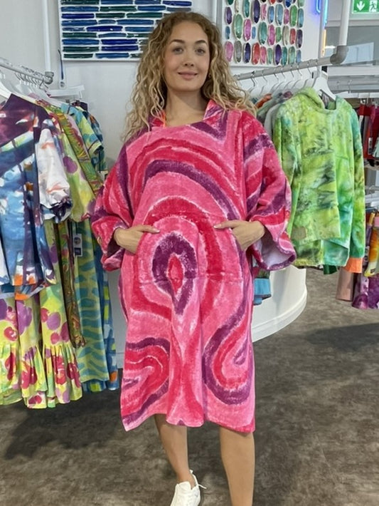 Handpainted Swim Poncho / Swimrobe