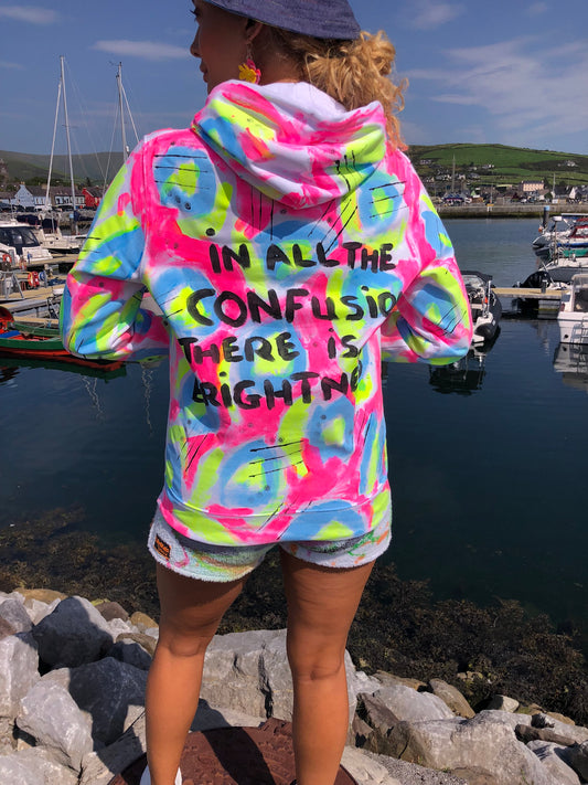Handpainted Cotton Hoodie