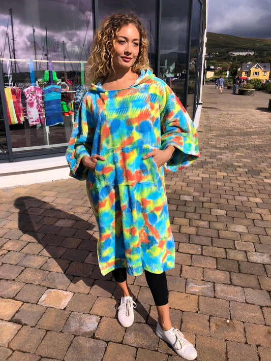 Handpainted Swim Poncho / Swimrobe