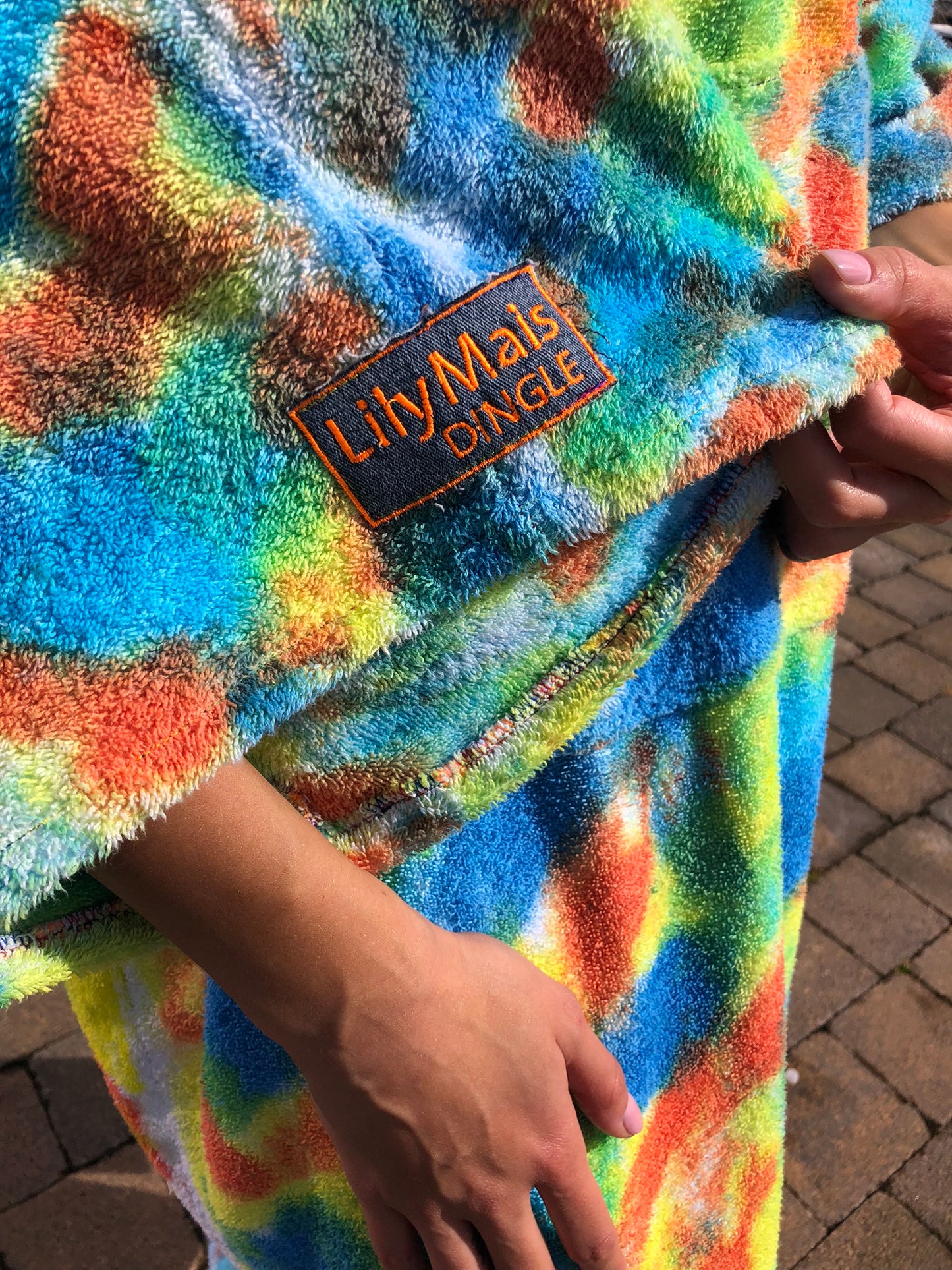 Handpainted Swim Poncho / Swimrobe