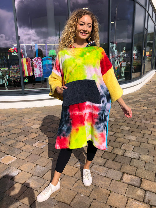 Handpainted Swim Poncho / Swimrobe
