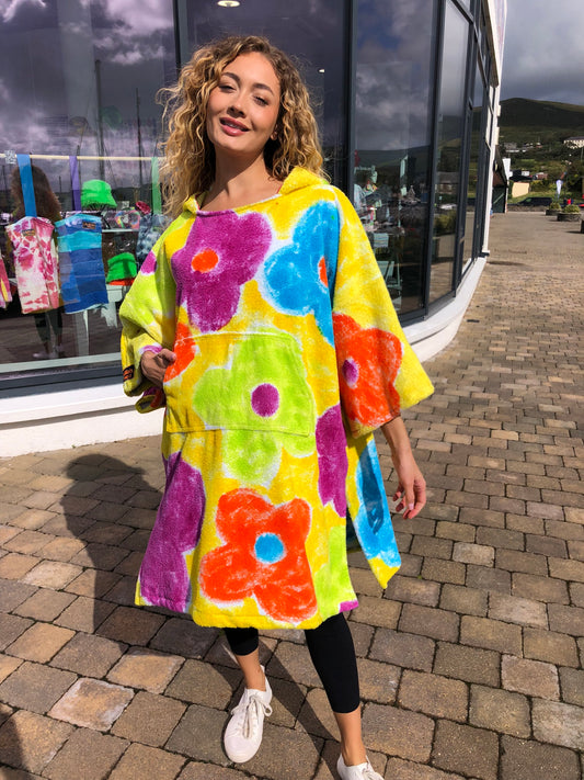 Handpainted Swim Poncho / Swimrobe