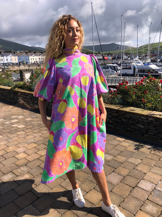 Handpainted Cotton Dress
