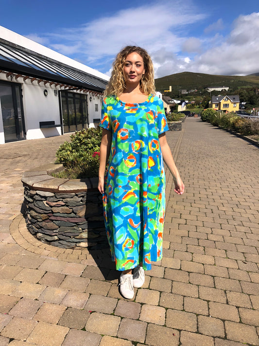 Handpainted Cotton Dress