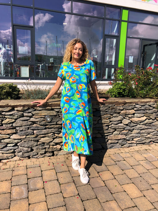 Handpainted Cotton Dress