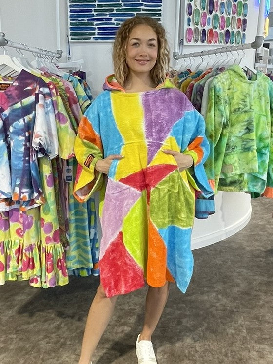 Handpainted Swim Poncho / Swimrobe