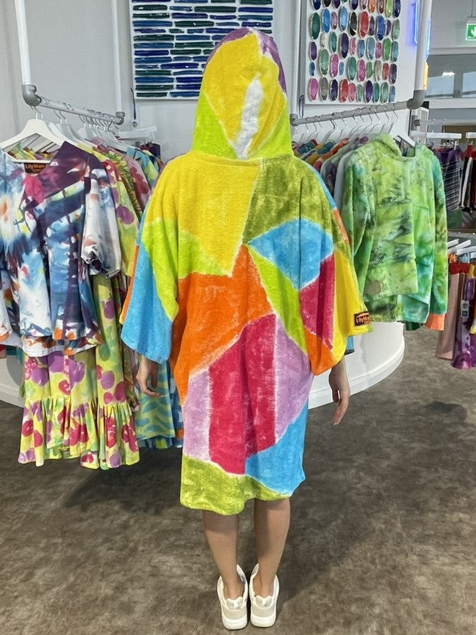 Handpainted Swim Poncho / Swimrobe