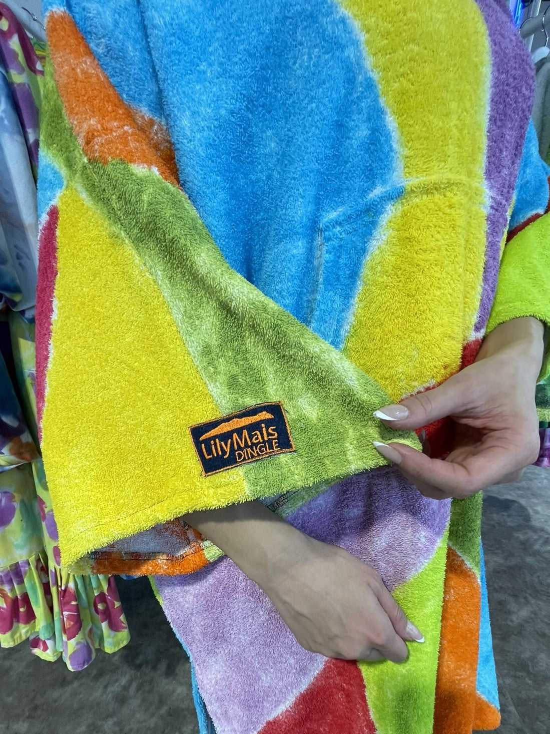 Handpainted Swim Poncho / Swimrobe