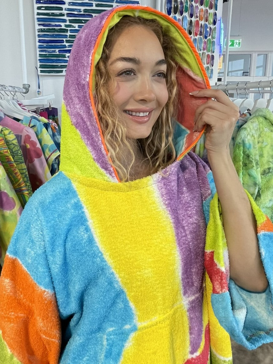 Handpainted Swim Poncho / Swimrobe