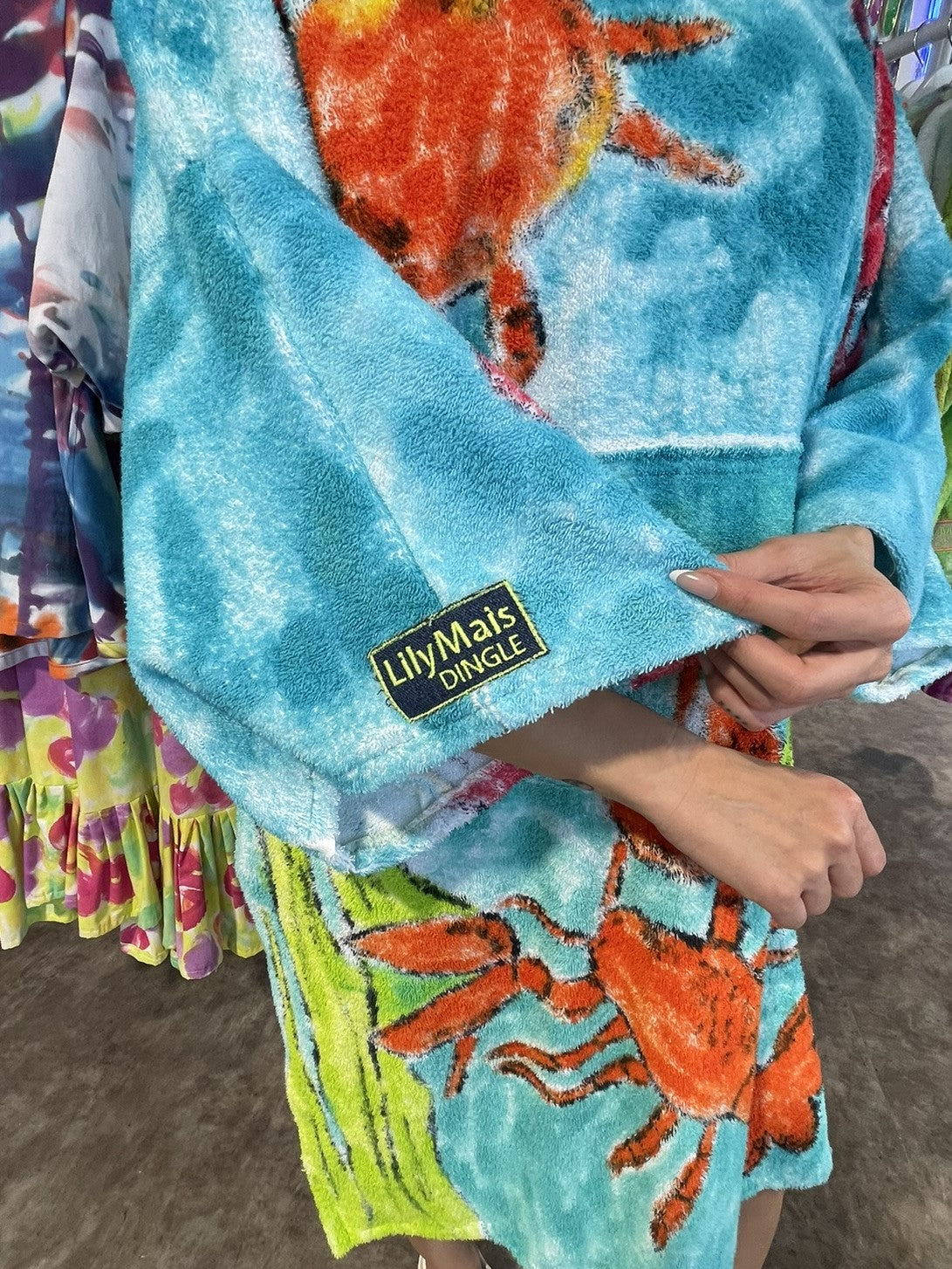 Handpainted Swim Poncho / Swimrobe