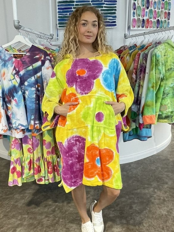 Handpainted Swim Poncho / Swimrobe