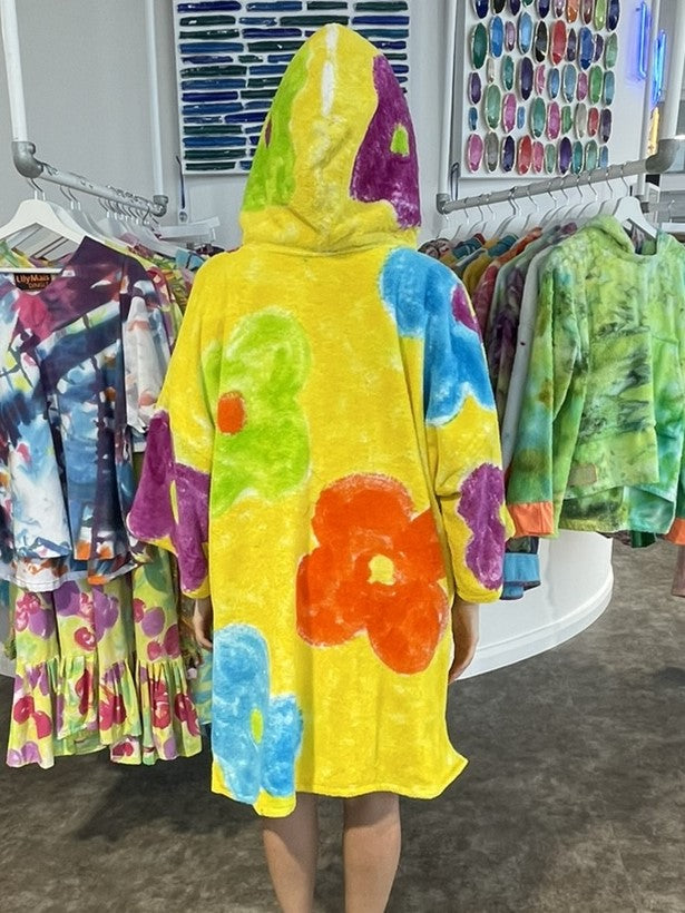 Handpainted Swim Poncho / Swimrobe