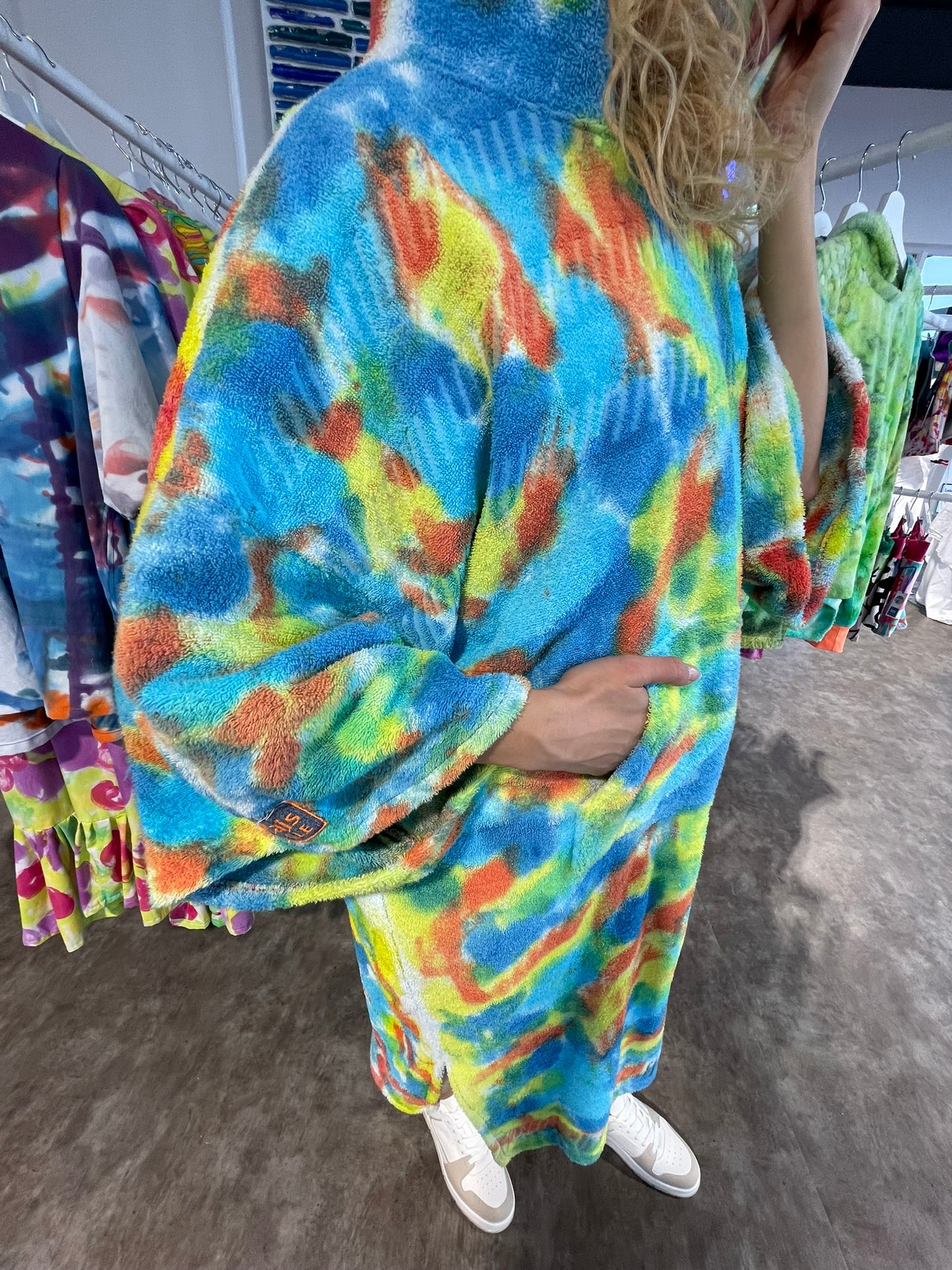 Handpainted Swim Poncho / Swimrobe