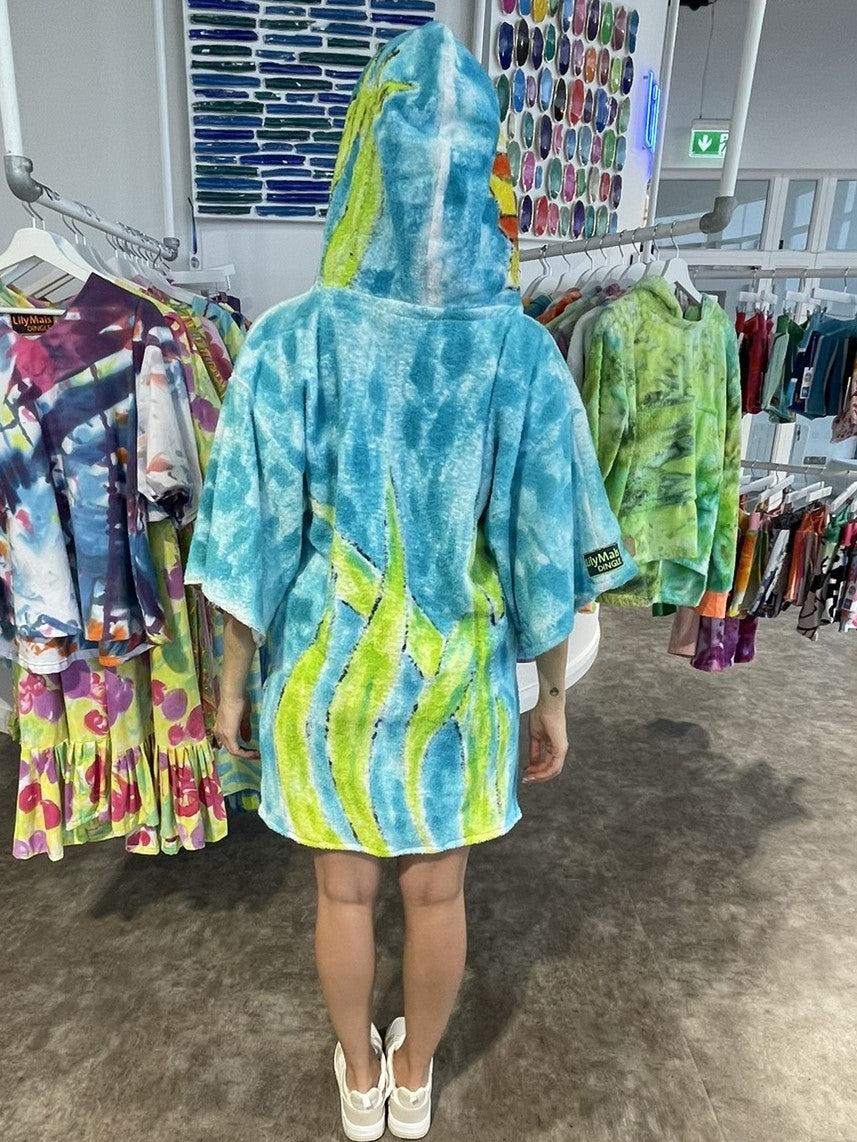 Handpainted Swim Poncho / Swimrobe