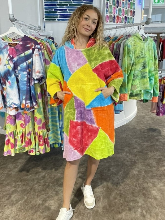 Handpainted Swim Poncho / Swimrobe