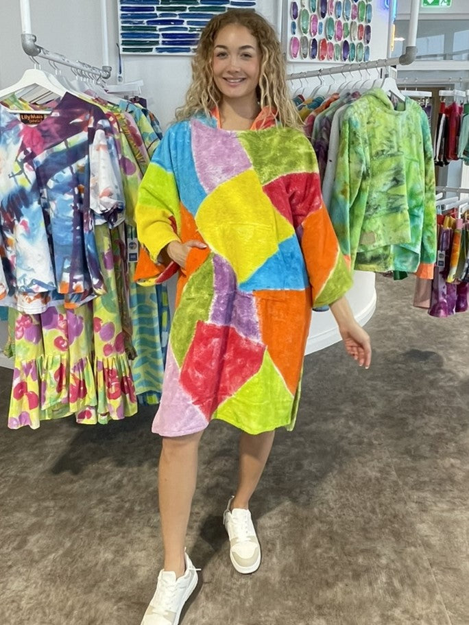 Handpainted Swim Poncho / Swimrobe