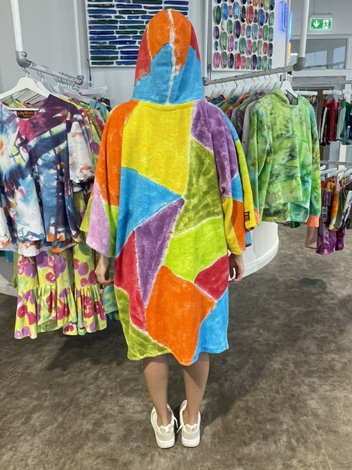 Handpainted Swim Poncho / Swimrobe