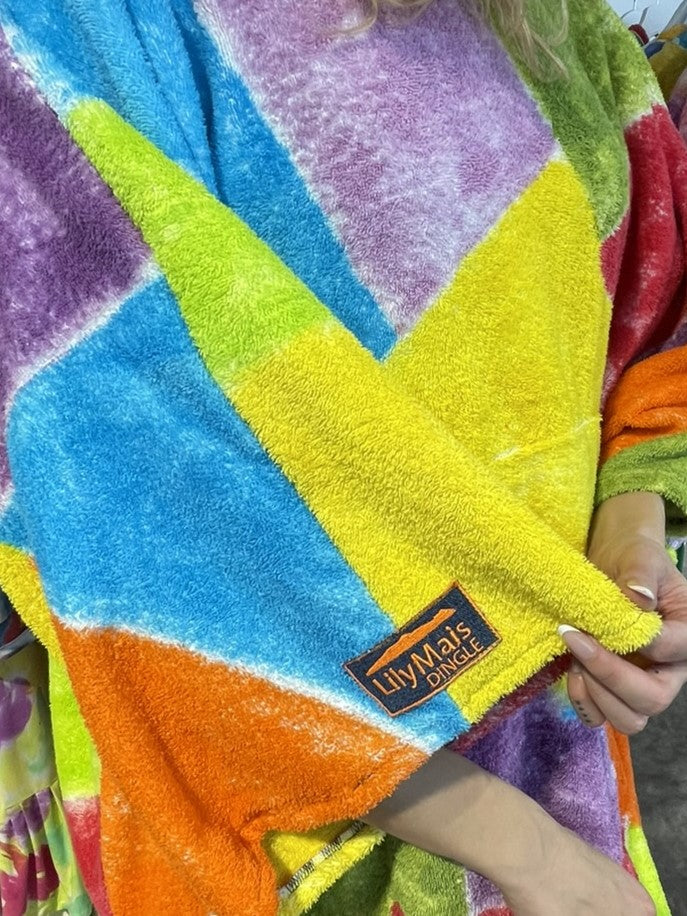 Handpainted Swim Poncho / Swimrobe