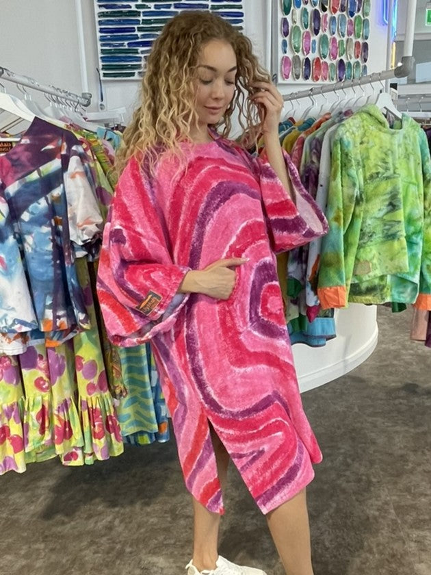 Handpainted Swim Poncho / Swimrobe