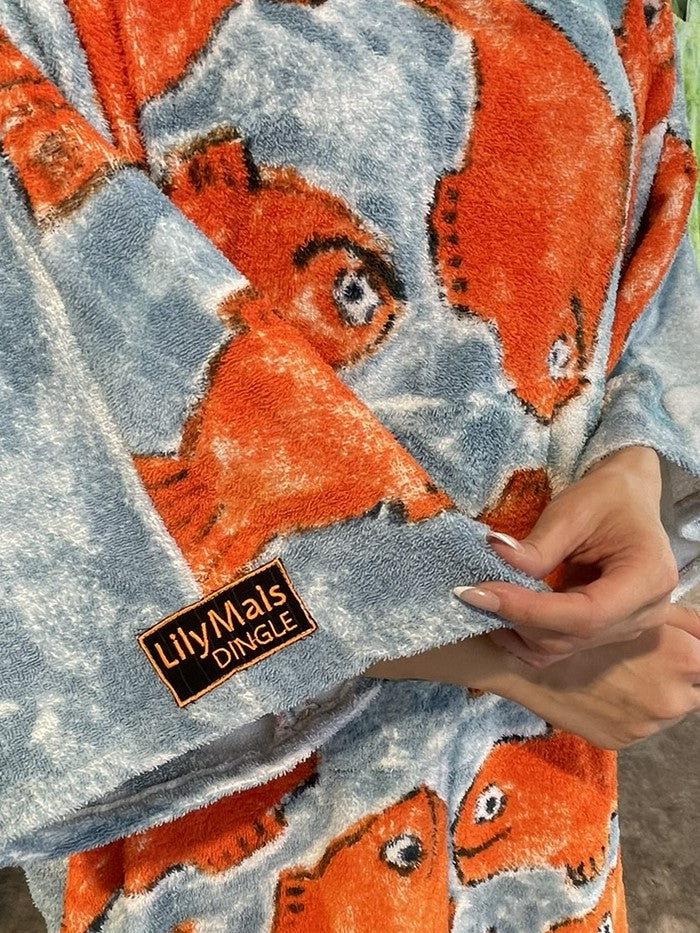 Handpainted Swim Poncho / Swimrobe